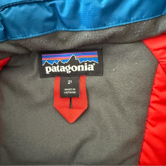 Patagonia Baby Snow Pile Hooded Jacket Coat Size  2T Blue - Picture 5 of 7